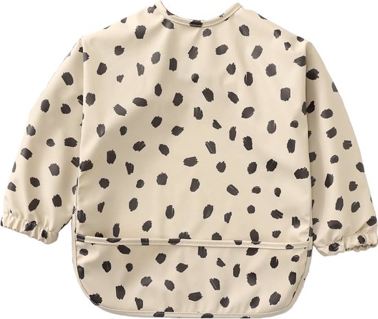 Mon Avenir - Longsleeve slab - waterproof - schort lange mouwen - Beige - panterprint van Mon Avenir
