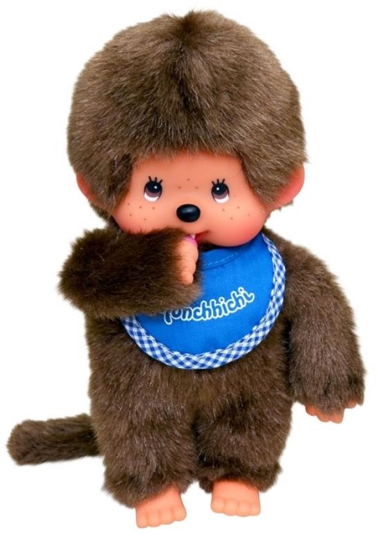 Monchhichi - Jongen Met Slab Blauw 20cm van Monchhichi