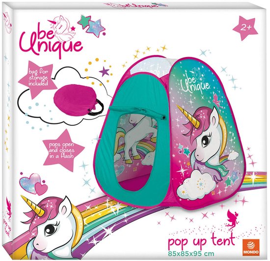 Mondo pop-up speelhuistent eenhoorn voor kinderen - unicorn tent.