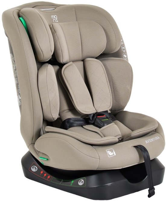 Moni Aventura Beige 40-150 cm i-Size Autostoel