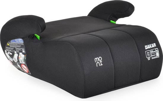 Moni Dakar Basic Black 125-150 cm i-Size Booster van Merkloos
