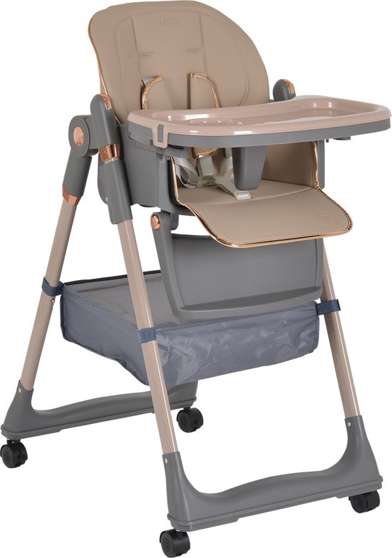 Moni Lindo Beige Kinderstoel incl. Accessoires 111587 van Moni