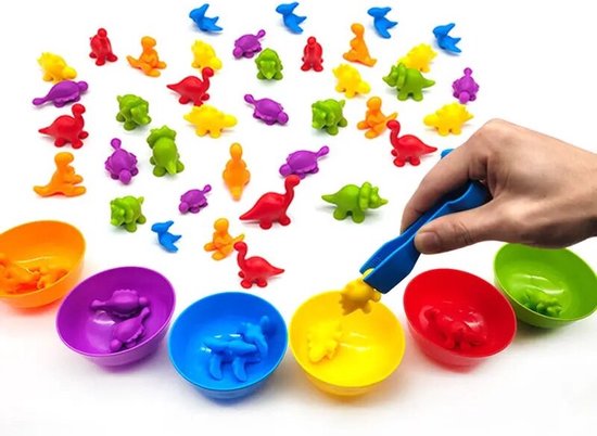 Montessori Sorteer Speelgoed - Boerderij Dieren - Sensory - Motoriek - Cognitief - Kleurrijk - Educatief Speelgoed - Sorteren - Ontwikkeling - montessori van Playtoi