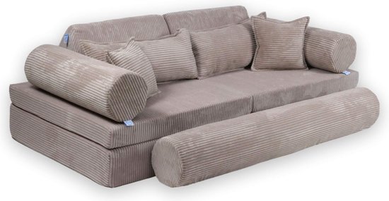 Montessori Speelbank Luxe Corduroy Lichtroze van Childhome