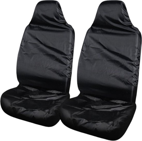 Monteurshoes - Zwart - 2 Stuks - Lederlook - Autostoelhoes - Monteurshoezen van Carpoint