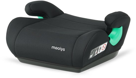 Mooiys Aero Basic I-Size Autostoel Zitverhoger - 22-36 kg, 125-150 cm - Brede en Comfortabele Zitting met Zacht EPE-schuim - Met Armleuningen van Mooiys