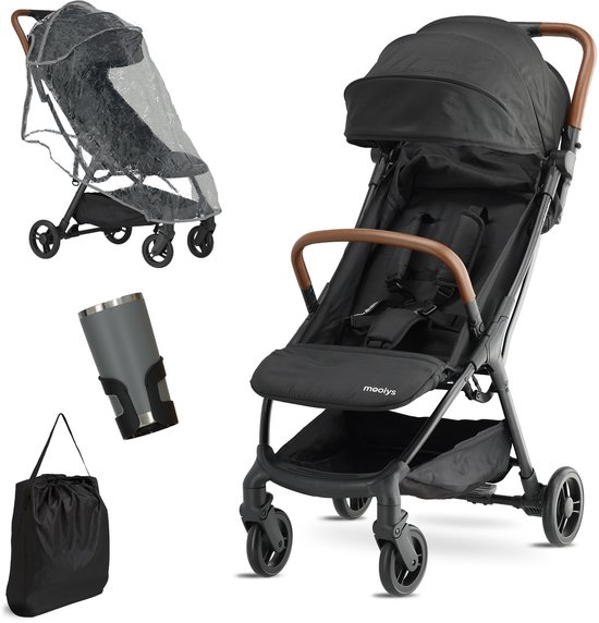 Mooiys Ash Buggy - Compacte buggy - Zwart van Merkloos