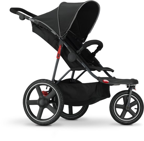 Mooiys Cruze Jogger Hardloop kinderwagen - Zwart van Mooiys