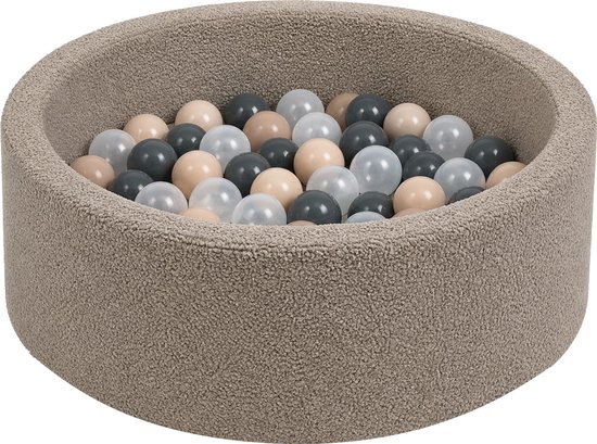 Mooskids Frenkie Teddy Taupe Ballenbak incl. 200 ballen