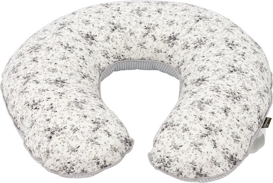 Mordesign Grey Flowers Voedingskussen C21-D21 van Mordesign