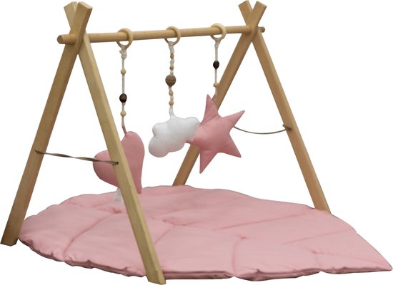 Mordesign Pink Baby Gym met Speelkleed D-13 van Mordesign