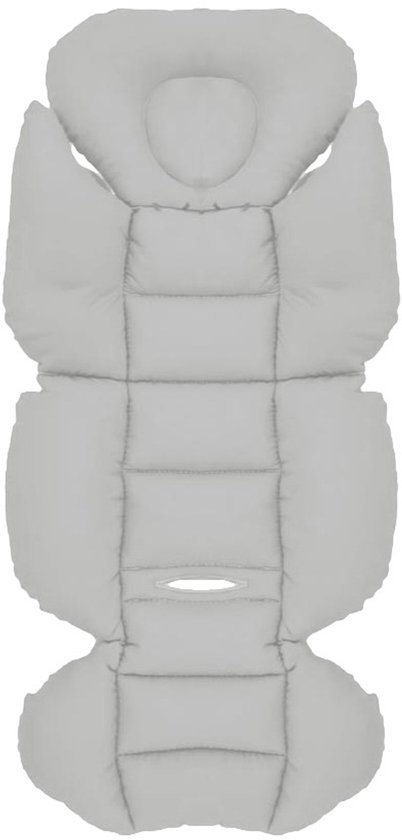 Mordesign Plain Grey Wandelwagen/Buggy Inlegkussen van Merkloos