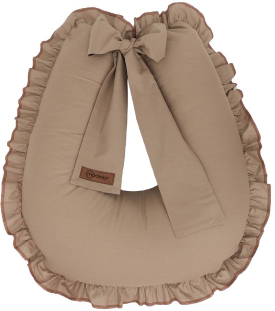 Mordesign Ruffle Cappuccino Voedingskussen