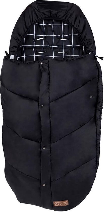 Mountain Buggy - Luxe Winter Slaapzak – Warm, Zacht en Universeel - kinderwagen - black van Merkloos