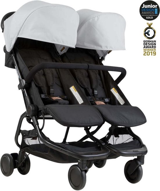 Mountain Buggy Nano Duo (Silver) van Mountain Buggy