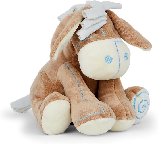 Mousehouse Gifts Schattige pluche ezel knuffeldier zacht speelgoed baby shower doop cadeau (blauw)