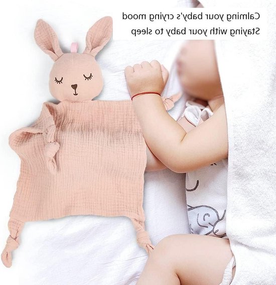 Mousseline Lovey Deken - Baby Knuffeldeken Beveiligingsdeken - Baby Kalmeren - Dubbele Laag Katoen - 15 x 10 cm - Koala