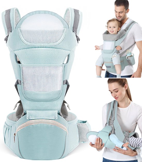 Moxica Draagzak Baby - Draagdoek - Carrier - Kinderdrager - Babydrager - Drager van $