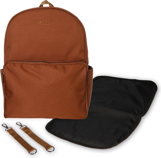 Mozz Bags - Lux Luton - Cognac - Luiertas van MOZZ