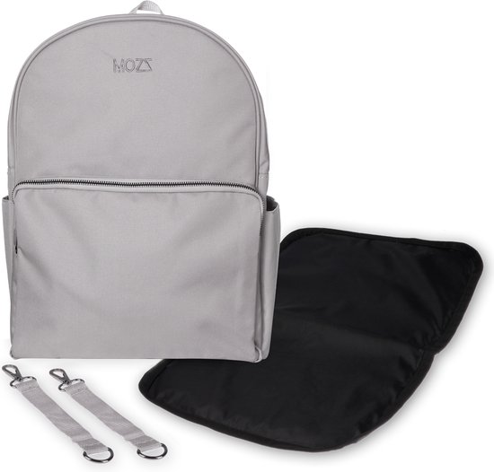 Mozz Bags - Lux Luton - Grijs - Luiertas van MOZZ