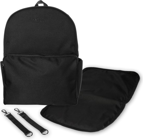 Mozz Bags - Lux Luton - Zwart - Luiertas van MOZZ