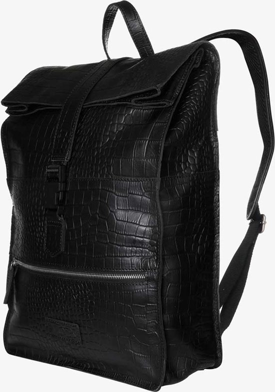 Mozz Croco Gobi Backpack croco black van MOZZ