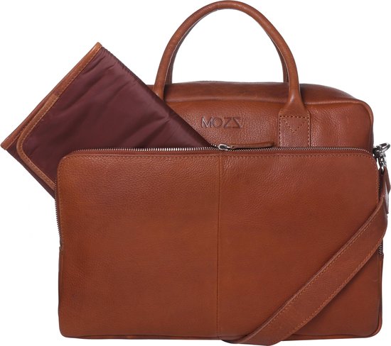 MOZZ Luiertas Simply Small - Cognac van MOZZ