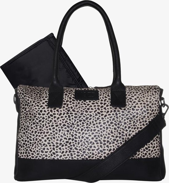 MOZZ Luiertas Wild Ones Sahara Zwart-Wit Dots van MOZZ