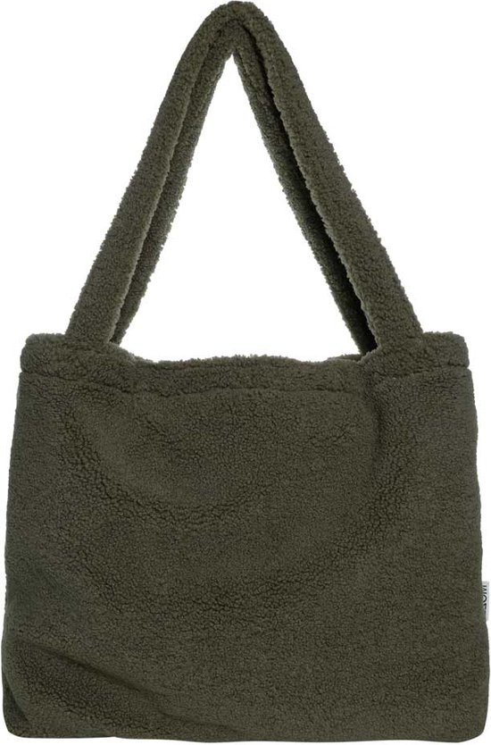 Mozz- Teddy Mom Bag Olive-Groen van MOZZ