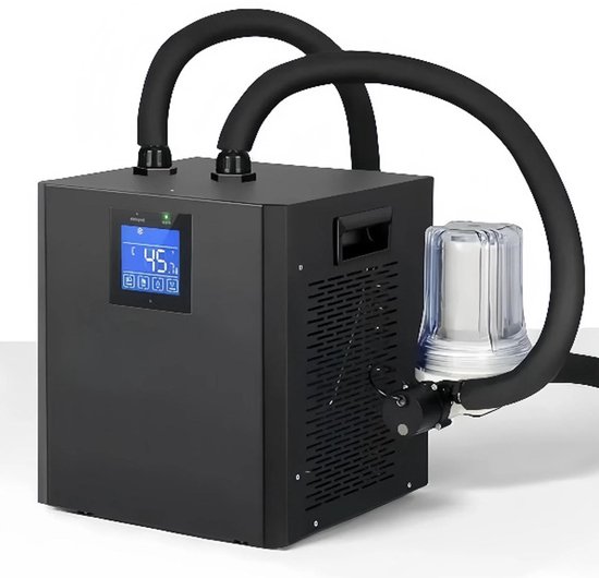 MTTproducts- Badkuip Water Chiller 1/3 Pk - LCD Aanraakscherm - Afstandsbediening - Snelle Koeling - Verstelbaar Koelsysteem - Lage Geluidsniveau onder 45DB - Ijsbadkoeler