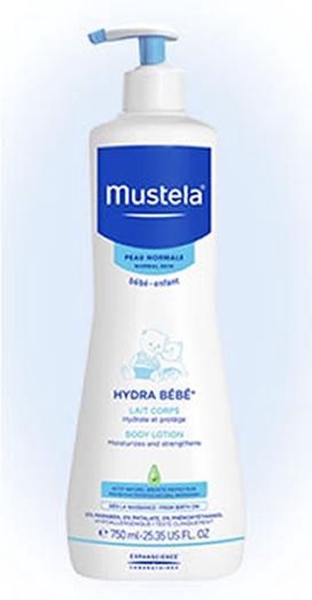 MULTI BUNDEL 2 stuks Mustela Hydra Baby Body Lotion 750ml van Mustela