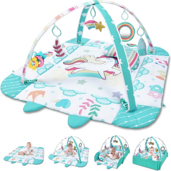 Multifunctionele Activiteiten Speelkleed voor Baby's met Verwijderbare Sensorische Speelgoed van Infantino