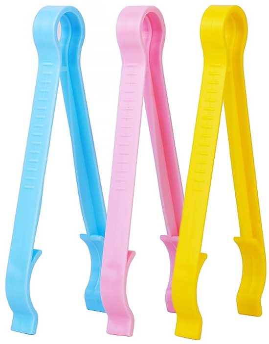 Multifunctionele Babyfles Tangen - 3 Stuks, Antislip Flesclips voor Voeding, Sterilisatie en Warmtebescherming voor Baby's en Peuters