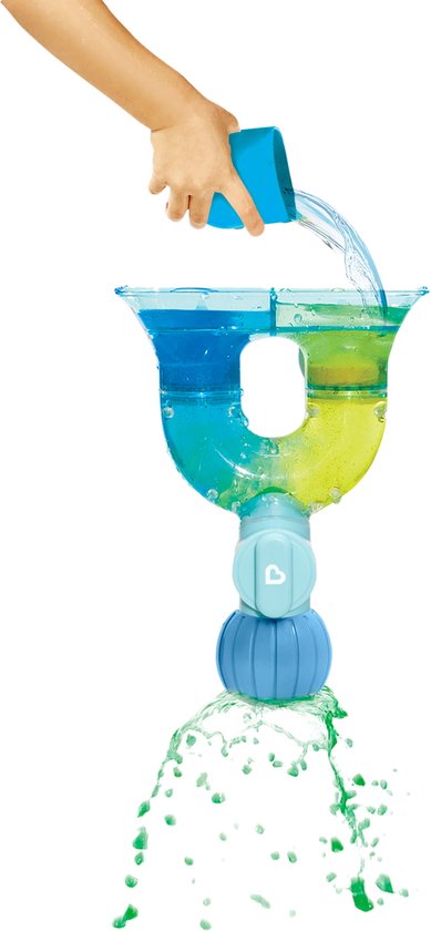 Munchkin ColorMix™ Lab Badspeelgoed voor Baby's - Trechter met 12 Bruistabletten - Badspeeltje voor Jongens en Meisjes van Munchkin