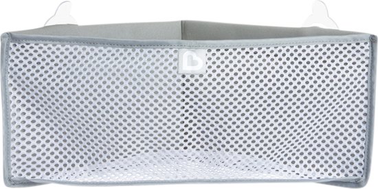 Munchkin High 'n Dry Opbergnet voor Badspeelgoed - Badorganizer - Makkelijk Badspeelgoed Opbergen! - Sterke Zuignap - Exclusief Speelgoed - Grijs van Munchkin