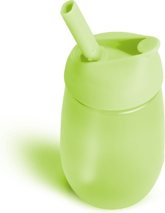 Munchkin Simple Clean Rietjesbeker - Eenvoudig te reinigen - Antilek - Vaatwasser bestendig - Vanaf 12 maanden - Groen van Munchkin