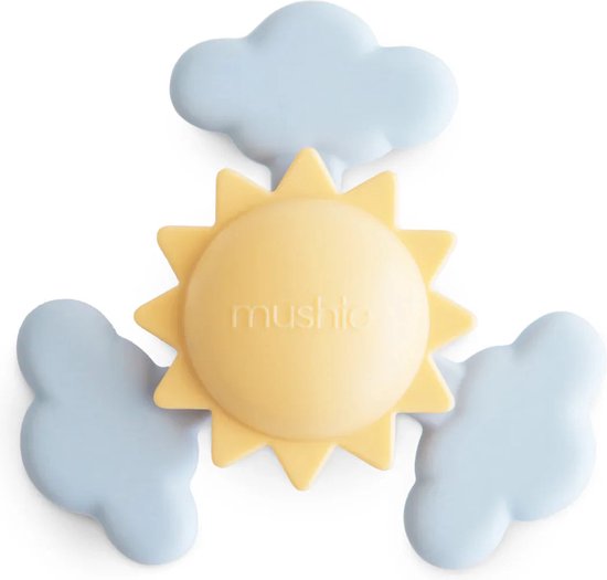 Mushie Babyspeeltje Spinner met Zuignap Sunshine van Mushie