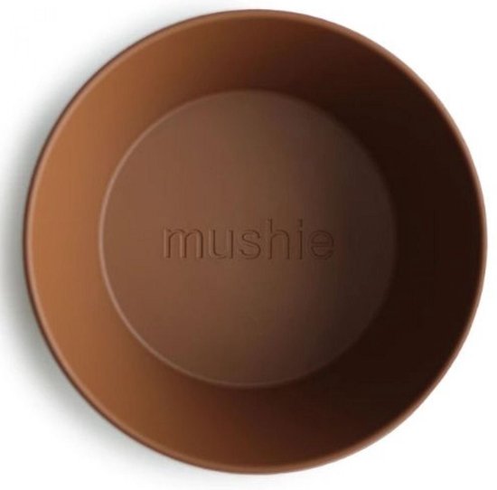 Mushie bakjes - Kleur Caramel - Kinderservies - Mushie kom - Set van 2 van Mushie