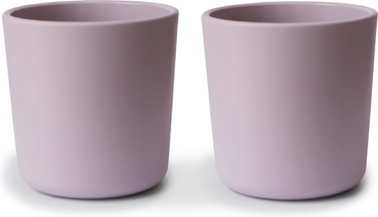 Mushie beker - 2st. - Soft Lilac van Mushie
