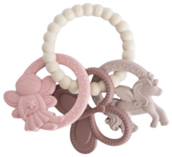 Mushie - Bijtring - Fairies - Feeën - Roze