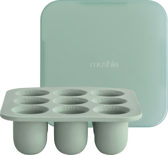 Mushie Fresh Food Diepvries Tray - Cambridge Blue van Mushie