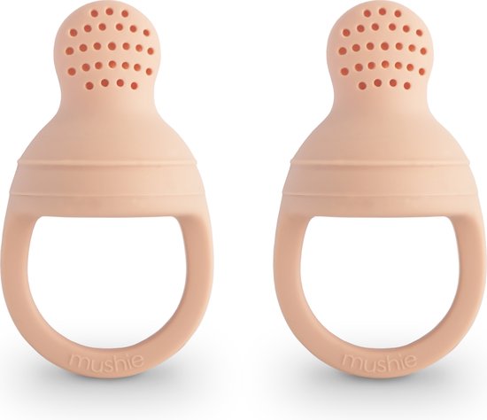 Mushie Fresh Food Feeder Blush (2 stuks) van Mushie
