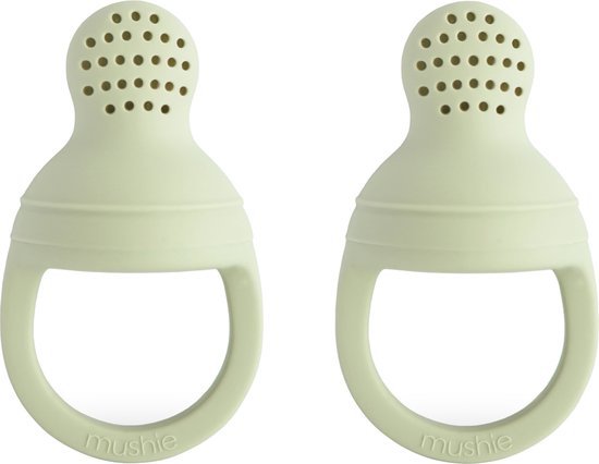 Mushie Fresh Food Feeder Sage (2 stuks) van Mushie