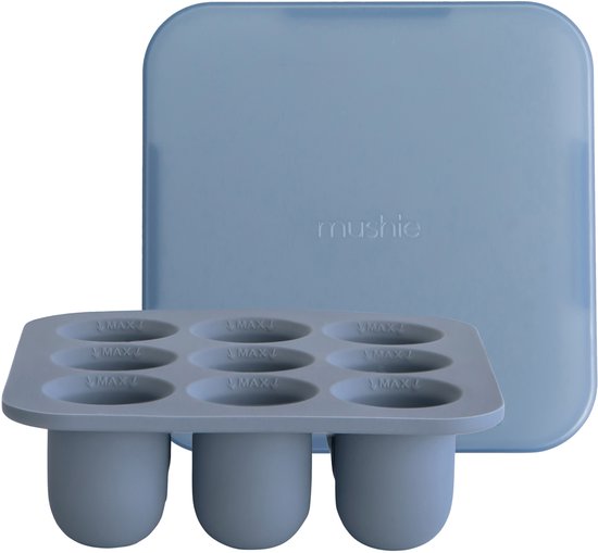 Mushie Fresh Food Feeder Tray Diepvries Bewaarbakjes Baby Voedsel Tradewinds