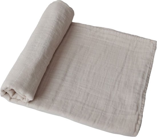 Mushie Hydrofiel Doek 120x120cm | Fog van Mushie