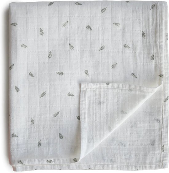 Mushie Hydrofiel Doek 120x120cm | Leaves * van Mushie