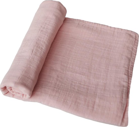 Mushie Hydrofiele doek XL - 120x120cm - Rose Vanilla van Mushie