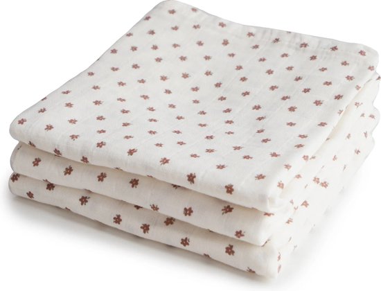 Mushie Hydrofiele Doeken (set van 3) - Bloom