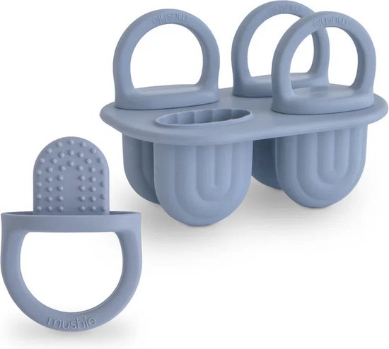 Mushie IJsvormpjes Regenboog Ice Pop Tray Tradewinds