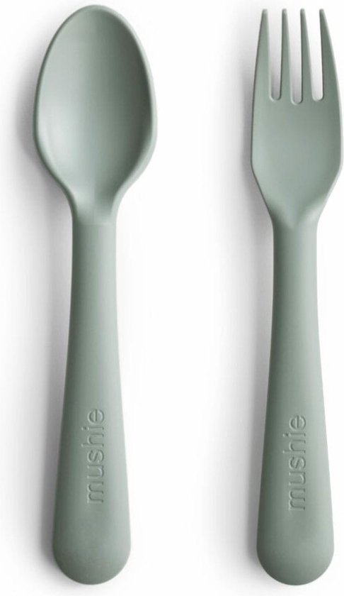Mushie Kinderservies Vork Lepel van Mushie